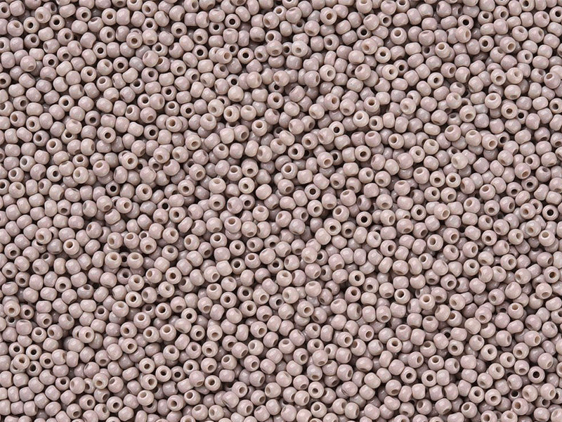 Achat Perles de rocailles en tube - Taupe clair - 2 mm