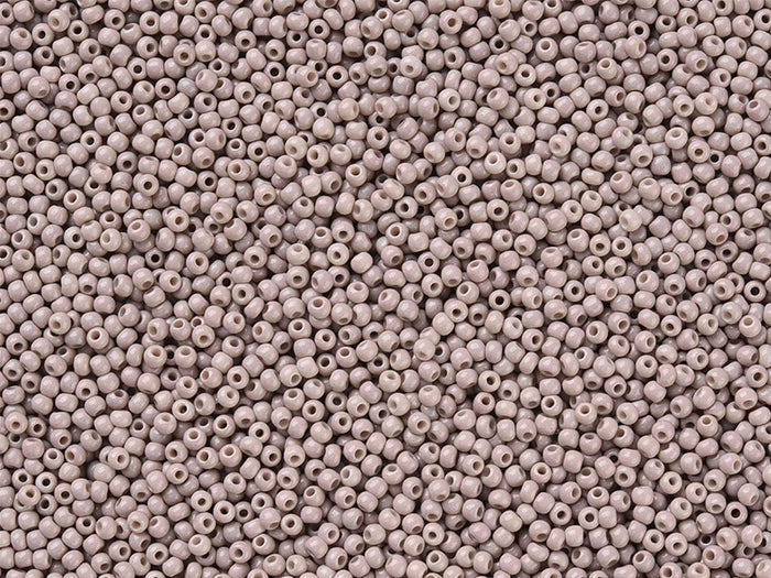 Achat Perles de rocailles en tube - Taupe clair - 2 mm