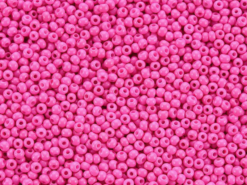 Achat Perles de rocailles en tube - Rose Fuchsia - 2 mm