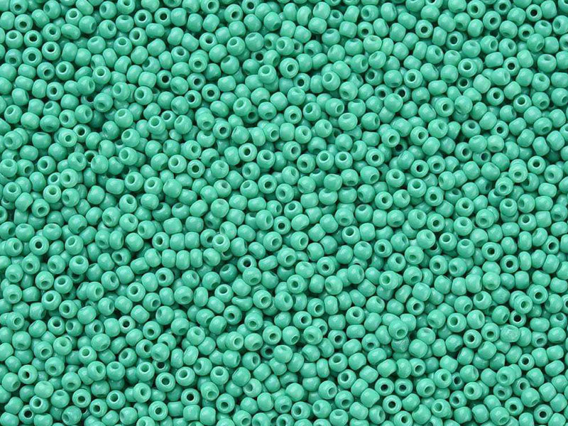 achat Perles de rocailles en tube - Vert Lagon - 2 mm