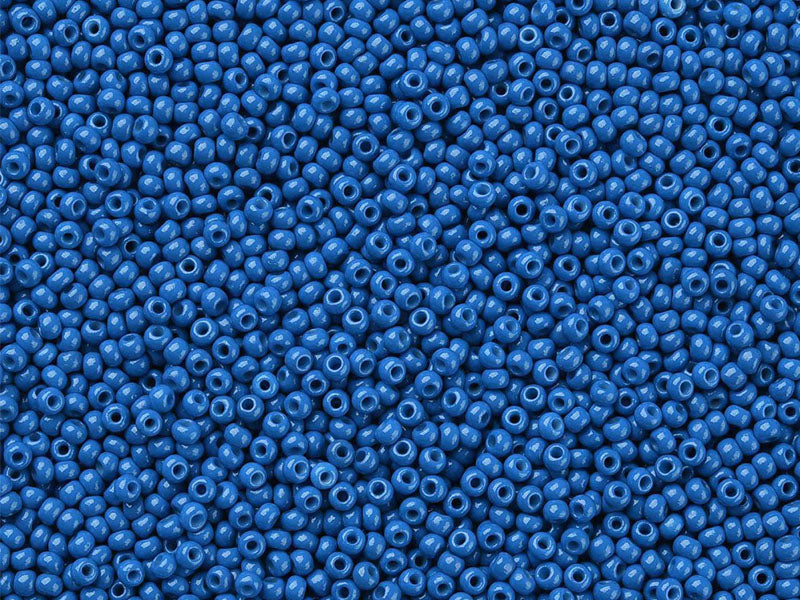 achat Perles de rocailles en tube - Bleu Océan - 2 mm