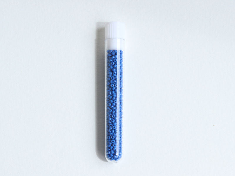 achat Perles de rocailles en tube - Bleu Océan - 2 mm