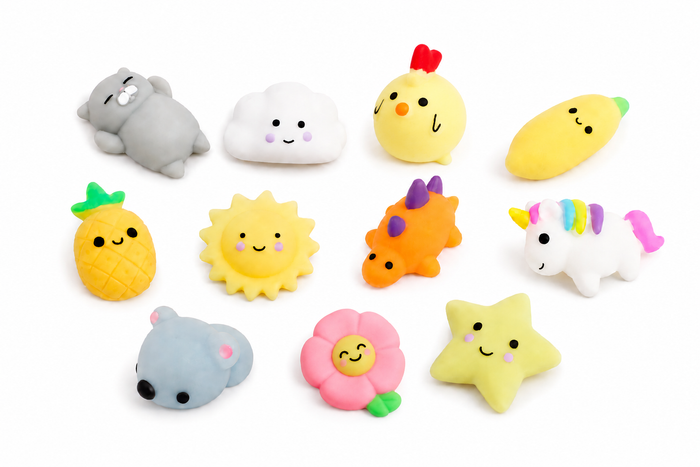 Achat Lot de 10 mini squishy = le 11ème offert