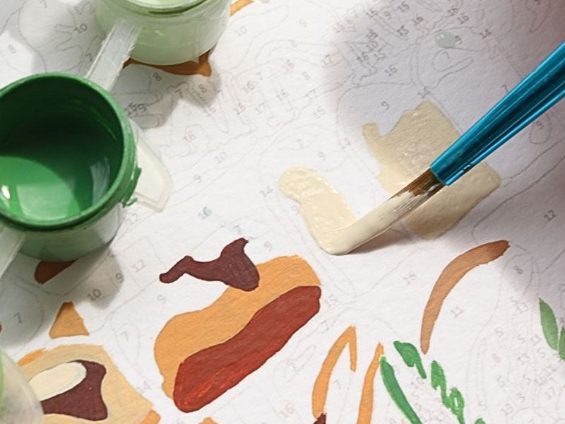 achat Coffret peinture au numéro - Petit Pinceau - Boulangeries Parisiennes par Ananya Bhandari