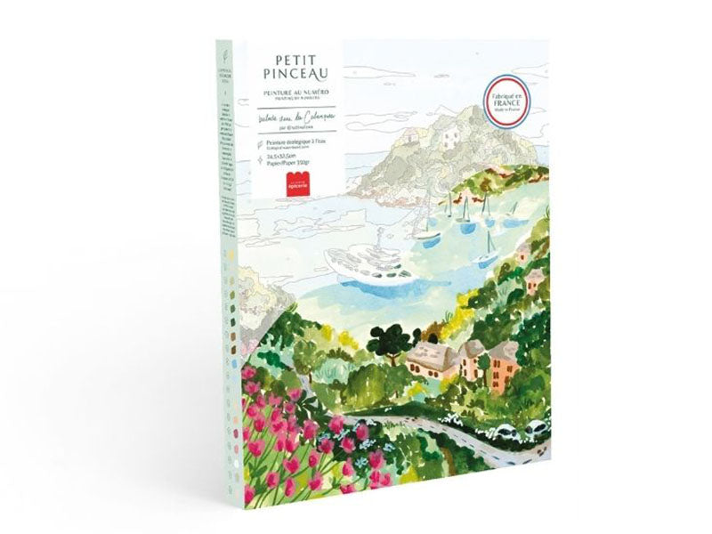 Achat Coffret peinture au numéro - Petit Pinceau - Balade dans les Calanques par Sabina Fenn