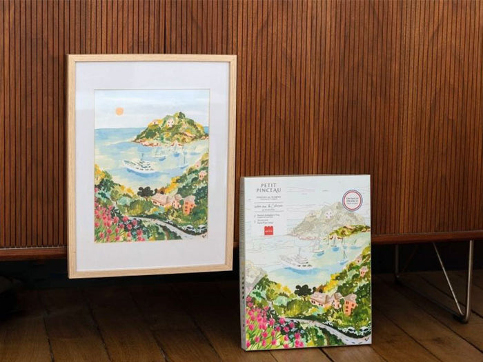 Achat Coffret peinture au numéro - Petit Pinceau - Balade dans les Calanques par Sabina Fenn