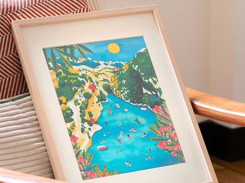 achat Coffret peinture au numéro - Petit Pinceau - Les Gorges du Verdon par Nolwenn Studio
