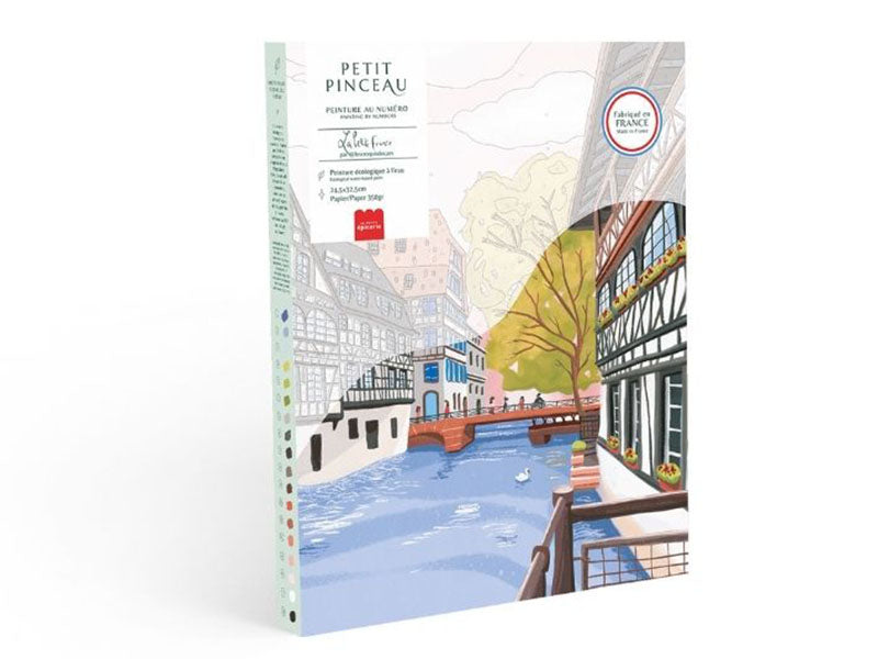 Achat Coffret peinture au numéro - Petit Pinceau - La Petite France par Camille Clerc