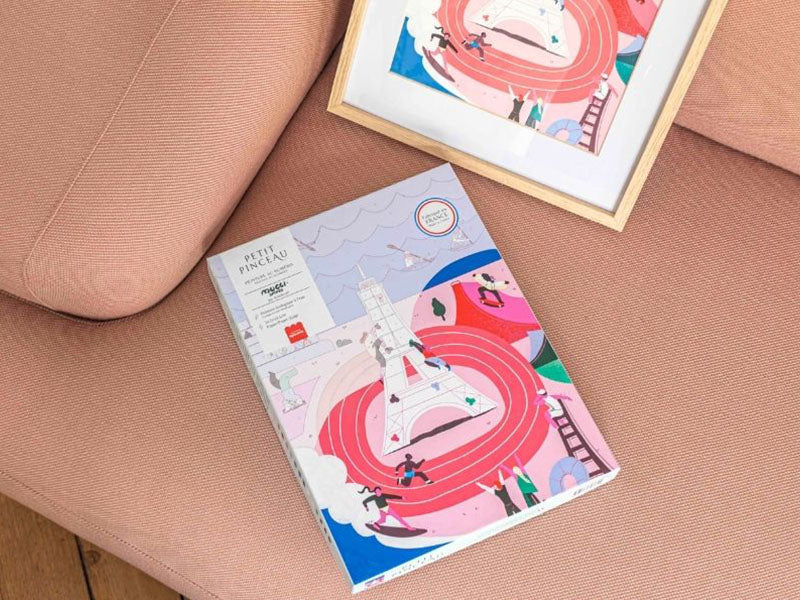 achat Coffret peinture au numéro - Petit Pinceau - Multi Sports par Anna Fedoseeva