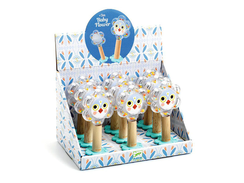 achat Hochet Fleur bébé Miroir - 3 mois - Djeco