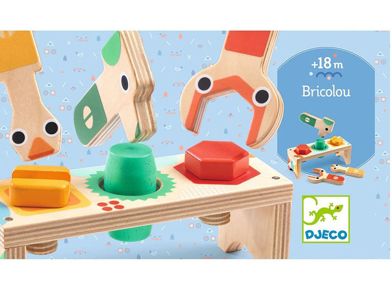 achat Jeu d'encastrement Bricolou - 18 mois - Djeco