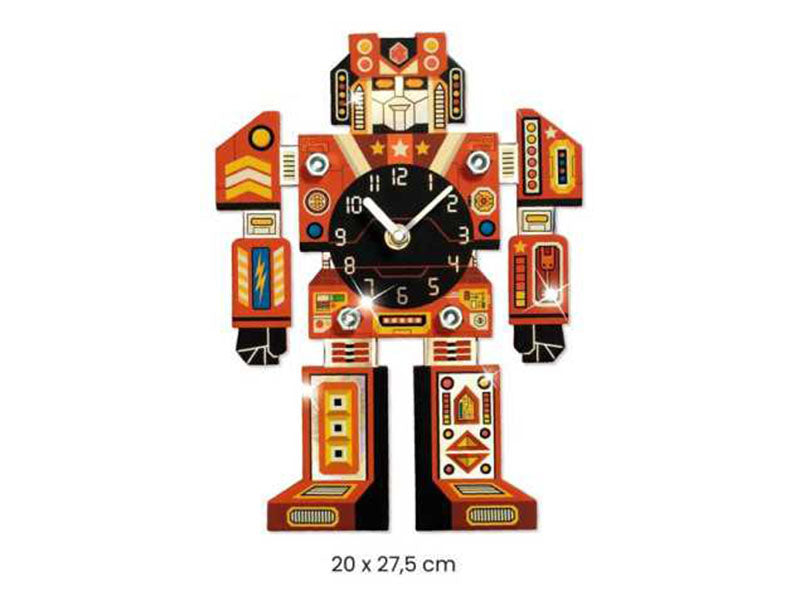 achat Coffret DIY Horloge Robot à créer - 6 ans - Djeco