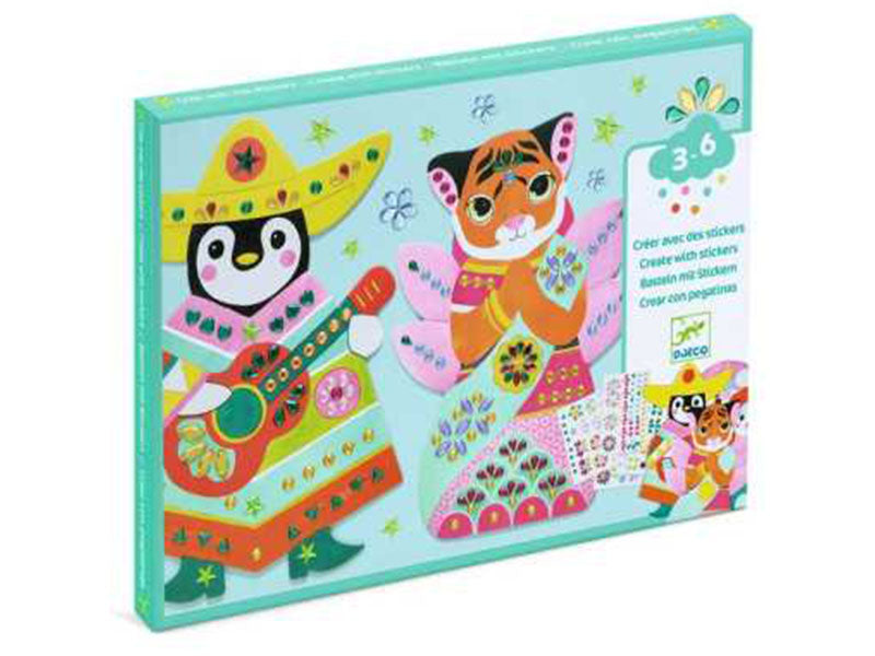 Achat Jeu créatif créer avec des stickers - 3-6 ans - Djeco