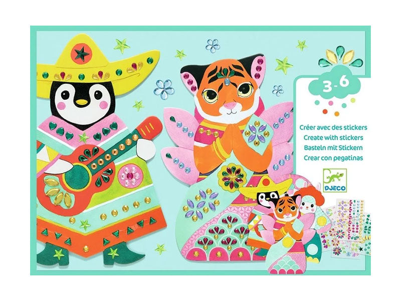 achat Jeu créatif créer avec des stickers - 3-6 ans - Djeco
