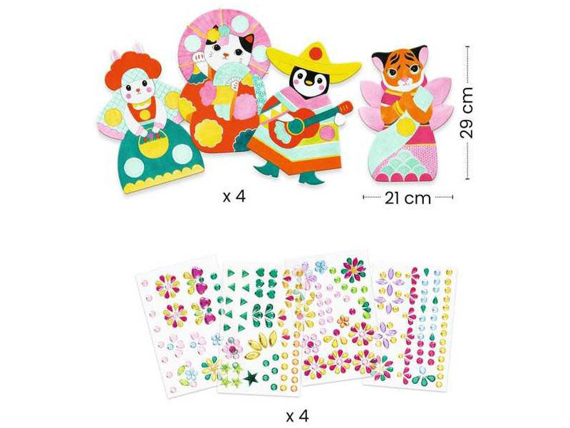 achat Jeu créatif créer avec des stickers - 3-6 ans - Djeco