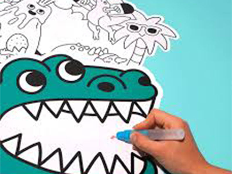 achat Kit Magic Water Dinos set de table - 18 mois - OMY