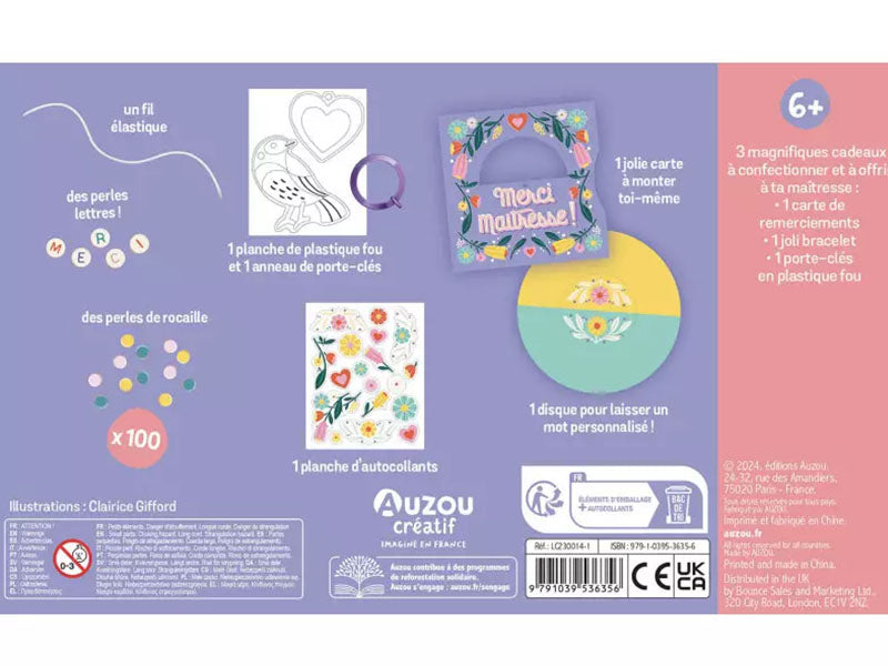 achat Mon kit Merci Maîtresse - Auzou