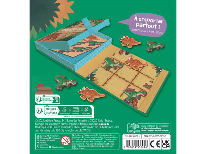 Achat Jeu Magnétique Morpion Dino - 6 ans - Auzou
