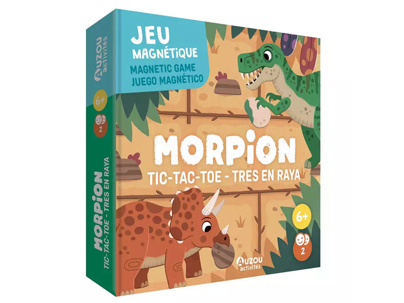 Achat Jeu Magnétique Morpion Dino - 6 ans - Auzou