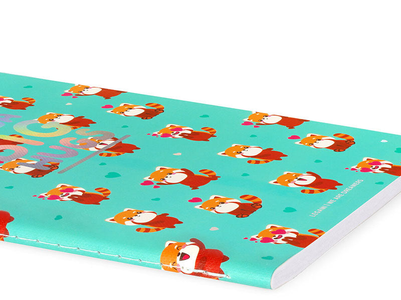 achat Cahier quaderno A5 - Panda roux