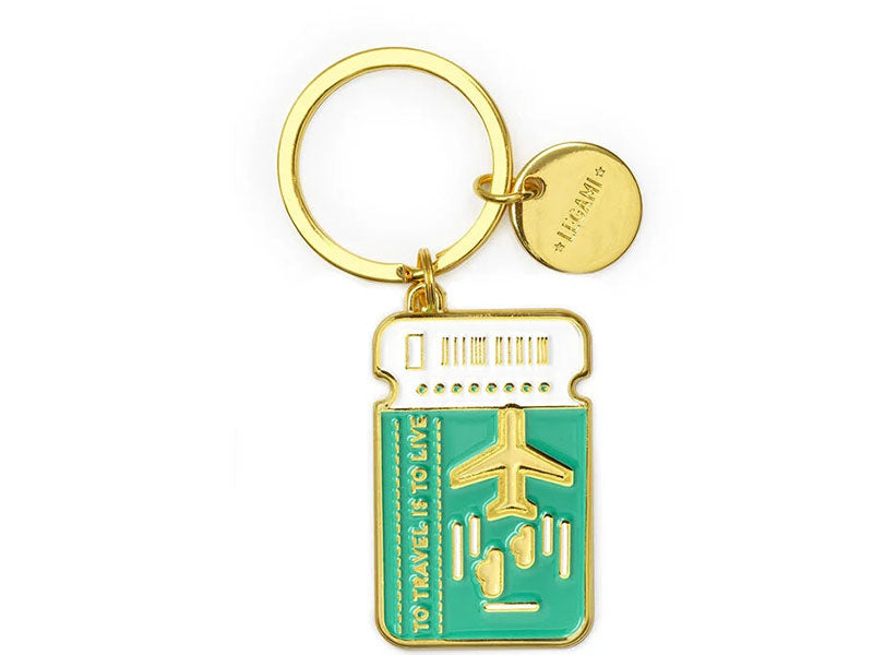 Achat Porte-clés Carte d'embarquement émail - What a Key Ring - Legami
