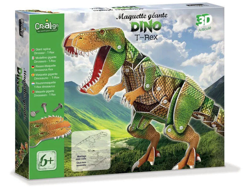 Achat Maquette géante Dino T Rex 3D - Crealign