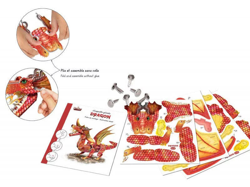 achat Maquette géante Dragon 3D - Crealign
