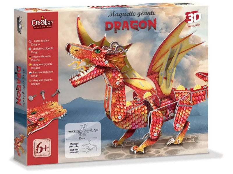 Achat Maquette géante Dragon 3D - Crealign