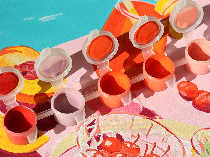 achat PETIT DÉFAUT : PETIT PRIX !  Coffret peinture au numéro - Petit Pinceau - Summer Dreams