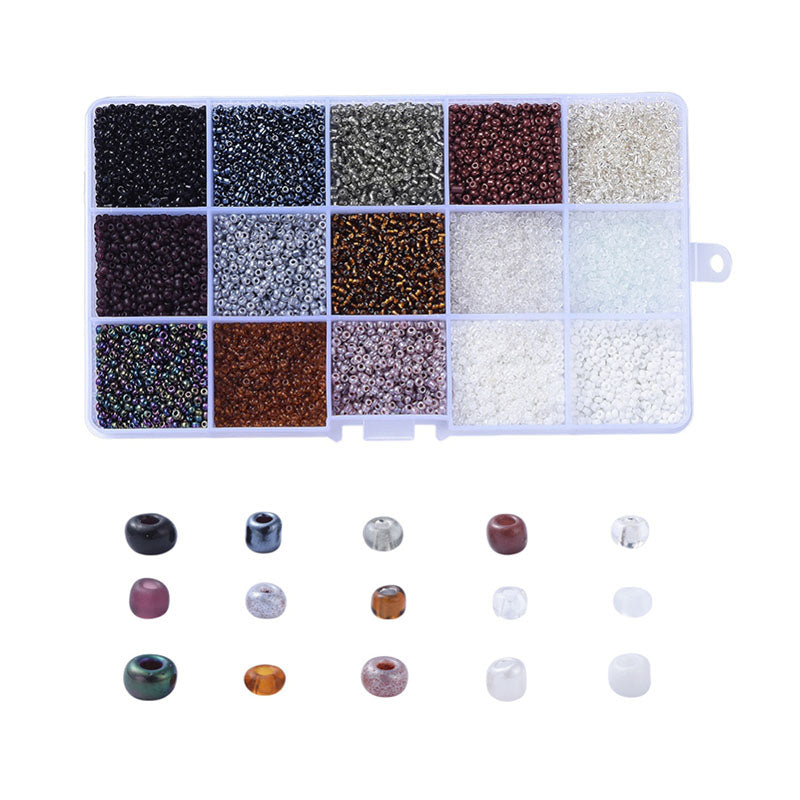 achat Boite de perles de rocailles - 15 Nuances Cuivre - 2,5mm