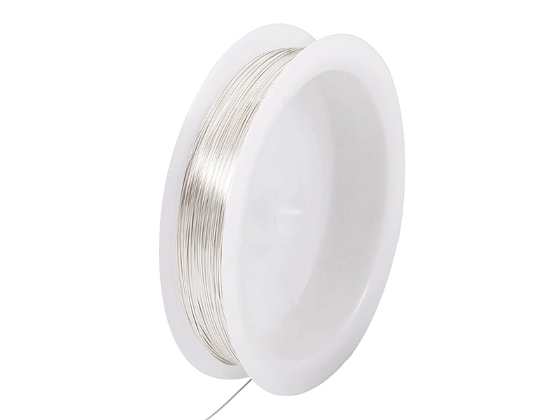 Achat Bobine de 5 m de fil cuivre argenté -  0,2 mm