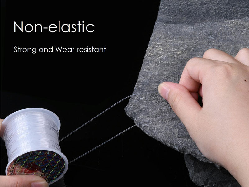 achat Bobine de fil nylon /fil de pêche transparent - 8 mètres - 0,8 mm