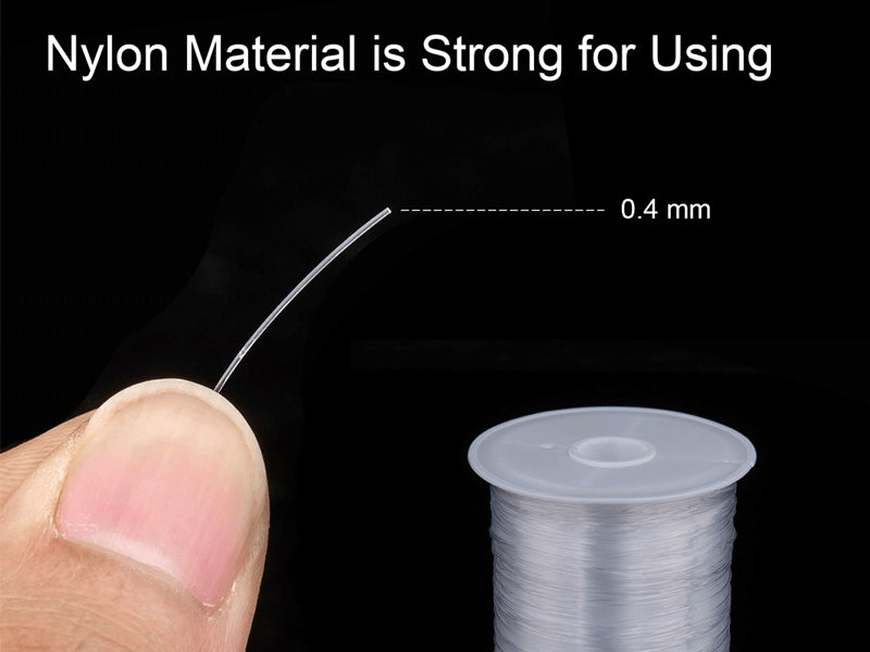 achat Bobine de fil nylon /fil de pêche transparent - 40 mètres - 0,4 mm