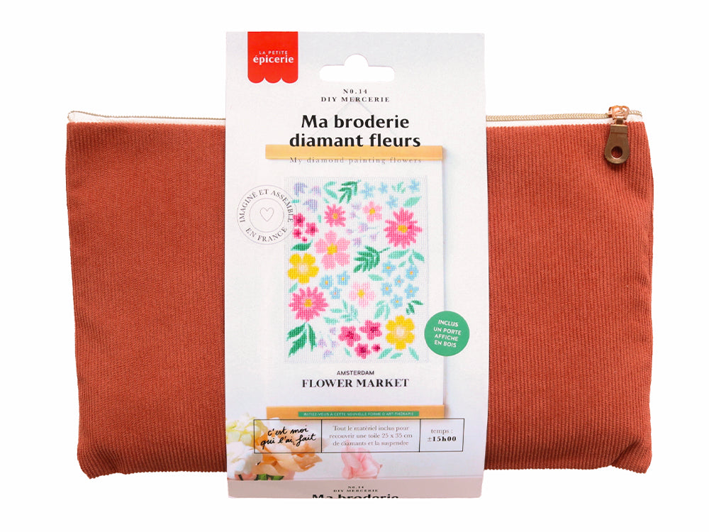 Achat Kit DIY HOME DÉCO - Ma broderie Diamond Painting - Fleurs