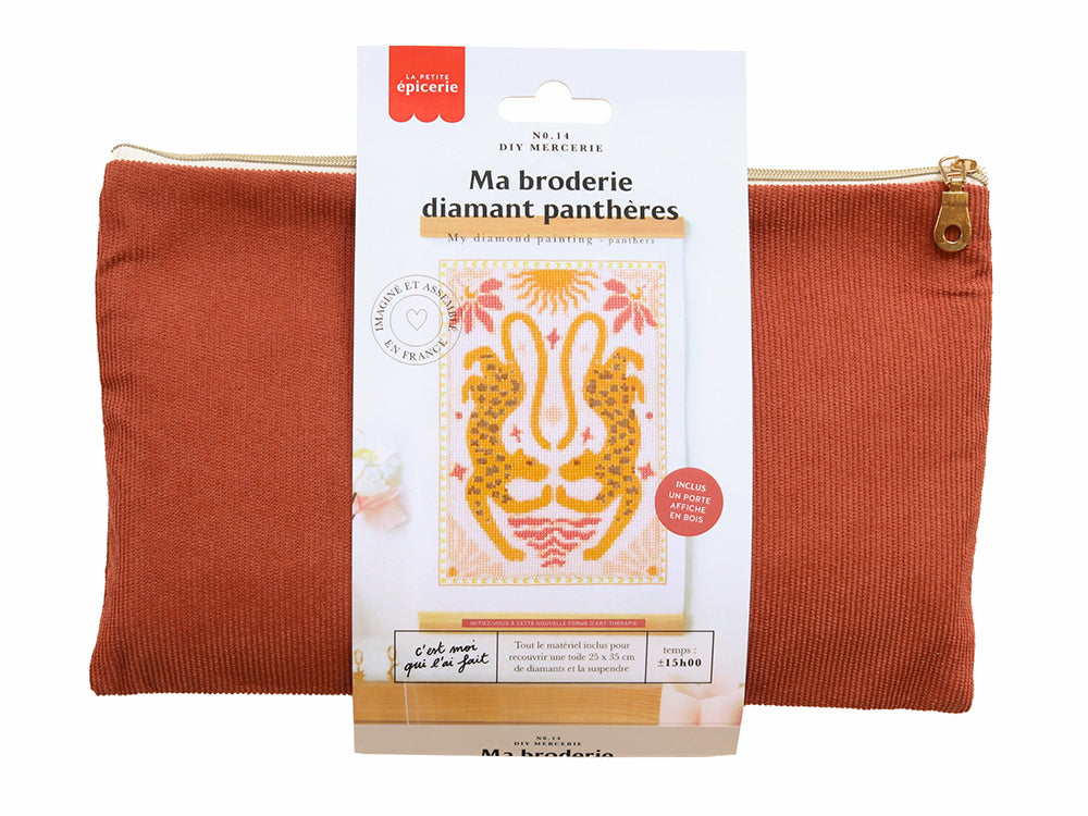 Achat Kit DIY HOME DÉCO - Ma broderie Diamond Painting - Panthères