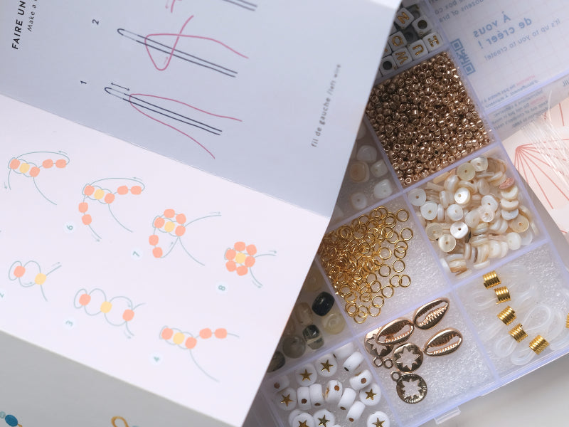 achat Maxi boîte Piña Colada - 20 compartiments perles & apprêts pour création de bijoux