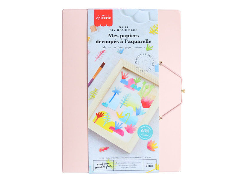 Achat Kit DIY Home Déco - Mes Papiers découpés à l'Aquarelle