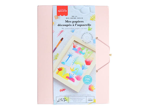 Achat Kit DIY Home Déco - Mes Papiers découpés à l'Aquarelle
