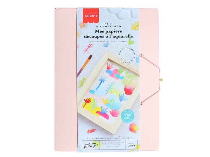 Achat Kit DIY Home Déco - Mes Papiers découpés à l'Aquarelle