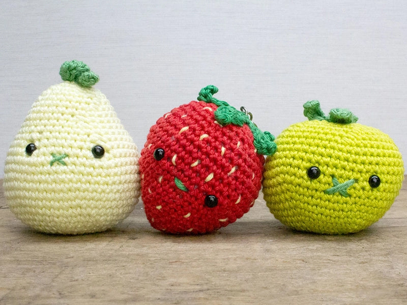 achat Kit crochet - Pendentif sac / porte clé - Citron