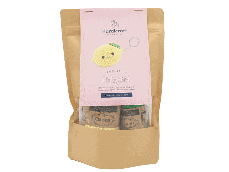 achat Kit crochet - Pendentif sac / porte clé - Citron