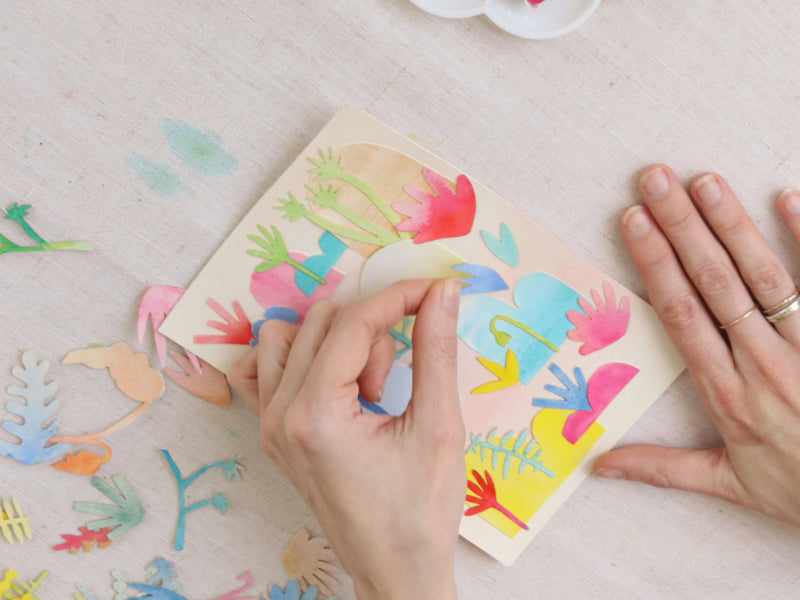 achat Kit DIY Home Déco - Mes Papiers découpés à l'Aquarelle