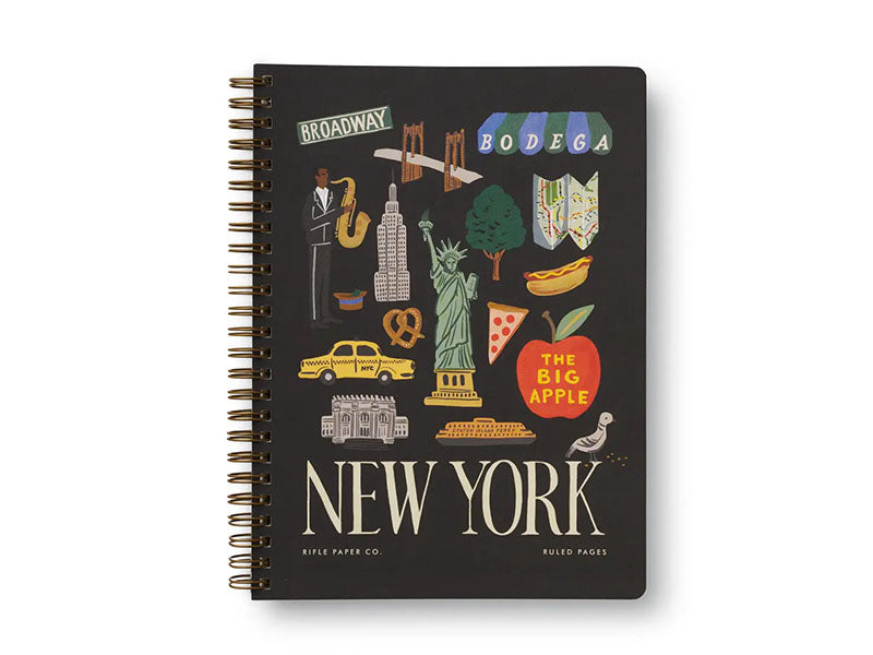 Achat Carnet couverture souple à spirale New York - Rifle Paper