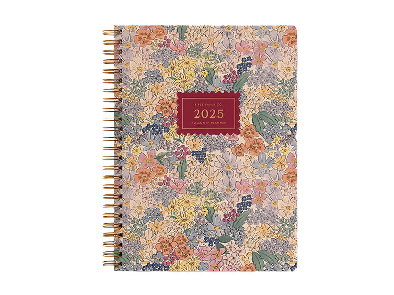 Achat Agenda à spirale couverture souple Mimi fleurs 2024-2025 - Rifle Paper
