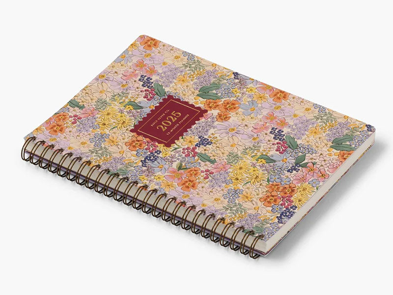Achat Agenda à spirale couverture souple Mimi fleurs 2024-2025 - Rifle Paper