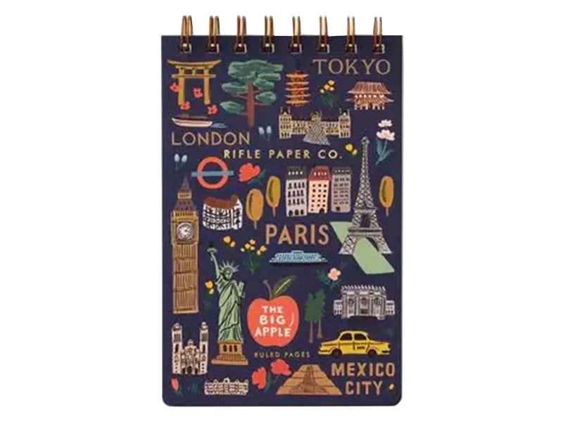 Achat Carnet souple à spirale Bon voyage - Rifle Paper