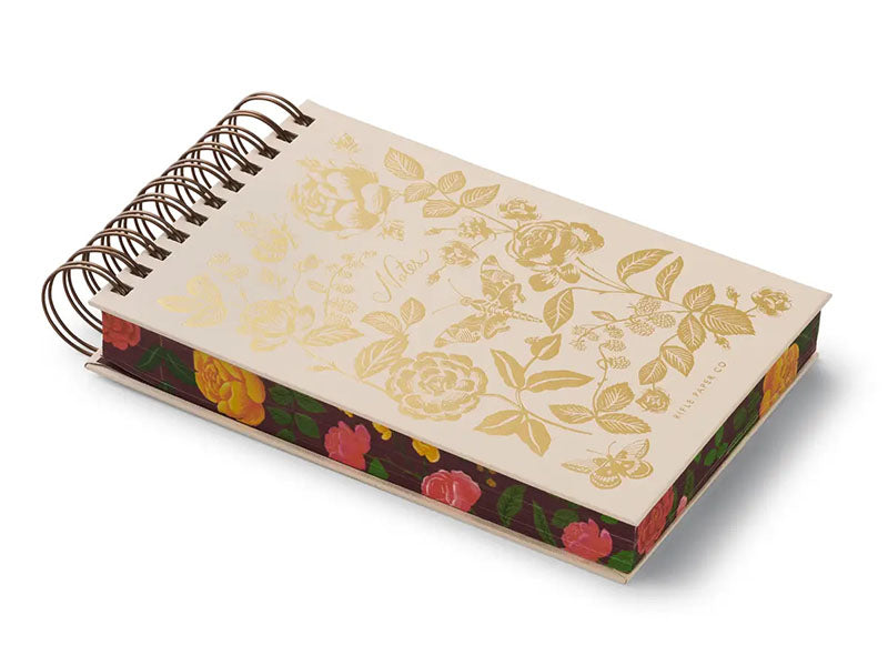 Achat Grand bloc notes de bureau English Roses doré - Rifle Paper