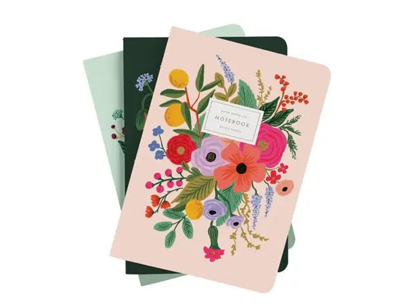 Achat Lot de 3 Carnets de notes assortis Garden Party - Rifle Paper