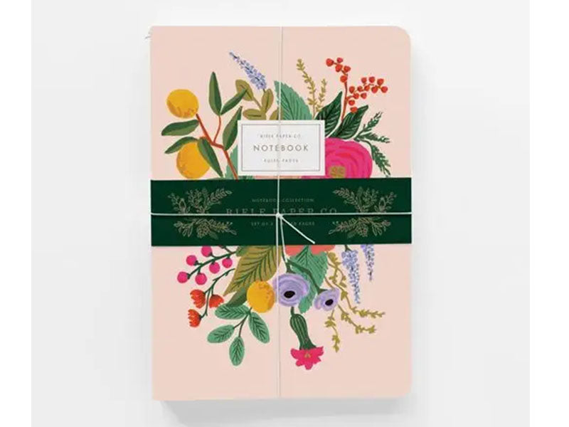 Achat Lot de 3 Carnets de notes assortis Garden Party - Rifle Paper