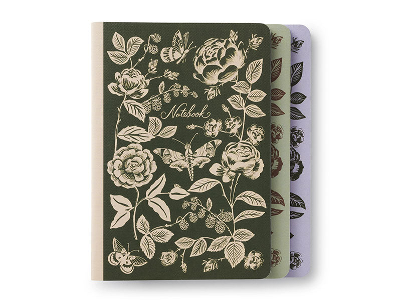 Achat Lot de 3 Carnets de notes assortis English Roses - Rifle Paper